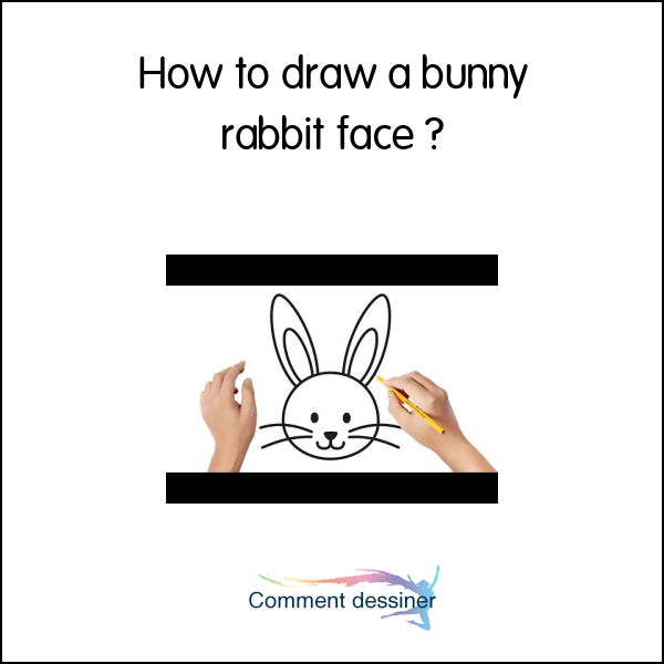 How to draw a bunny rabbit face